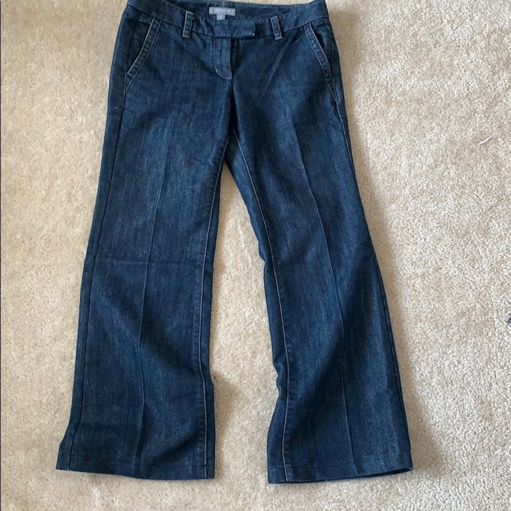 Ann Taylor 0P - Wide Flare Jean Pants